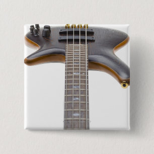 Electric Bass Guitar Button