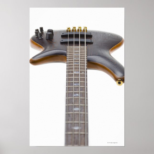 Electric Bass Guitar Poster (Vorne)