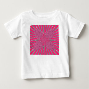 Electric Bloom Wings: Ein lebhafter Edgy und schön Baby T-shirt