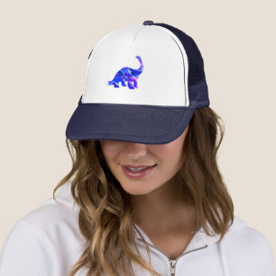 Electric Blue Dinosaurier Truckerkappe