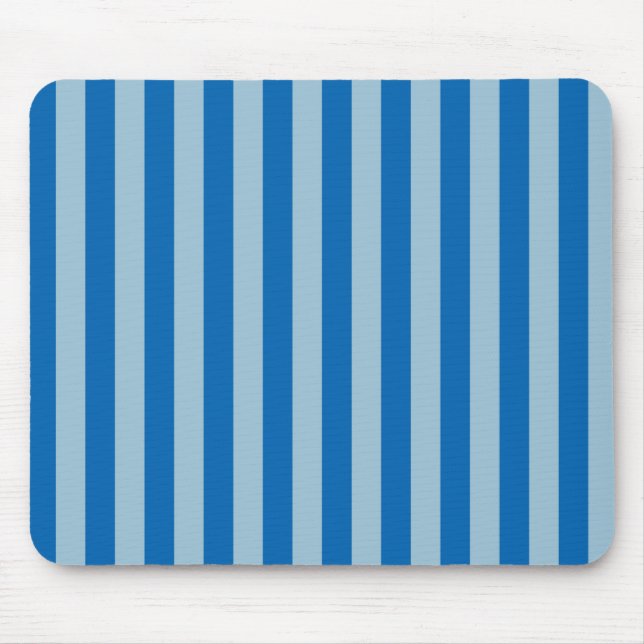 Electric Blue Lemonade und Aquamarine Vertical Str Mousepad (Vorne)