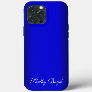 Electric Blue Personal Case-Mate iPhone Hülle