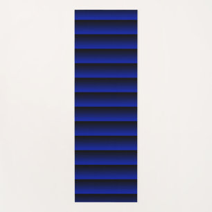 Electric Blue Stripe Yogamatte