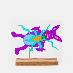 Electric Bunny's Rache Acrylschild