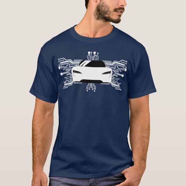 Electric Car Drivehe Future Zero Emissions Owner f T-Shirt (Vorderseite)