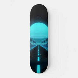 Electric Cruise Synthwave Skateboard