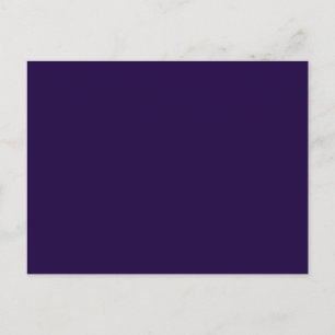 Electric Deep Purple Personalized Trend Color Postkarte