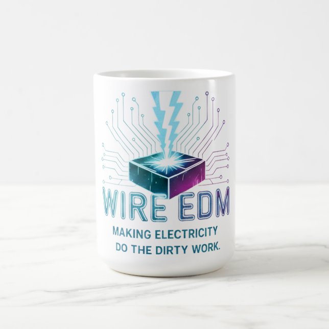 Electric Discharge Machining Phone Case Kaffeetasse (Mittel)