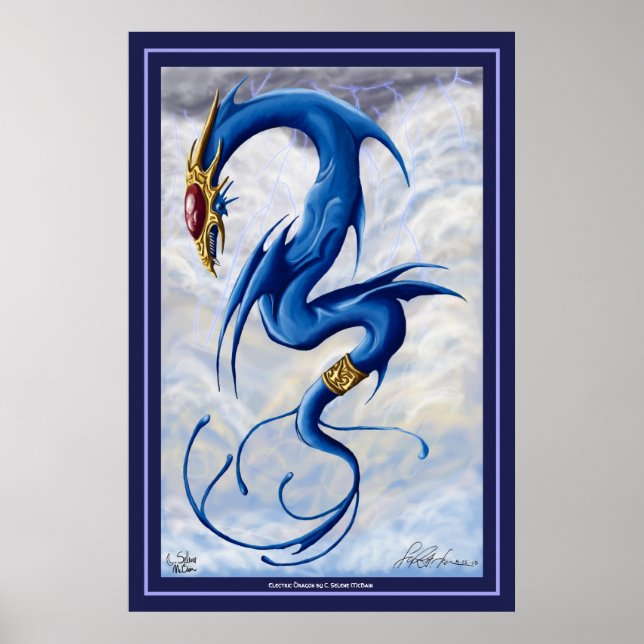 Electric Dragon Poster (Vorne)