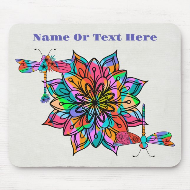 Electric Dragonfly Mousepad (Vorne)