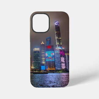 Electric Dreams - Futuristic Shanghai Skyline, A C iPhone 12 Mini Hülle