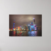 Electric Dreams - Futuristic Shanghai Skyline, A C