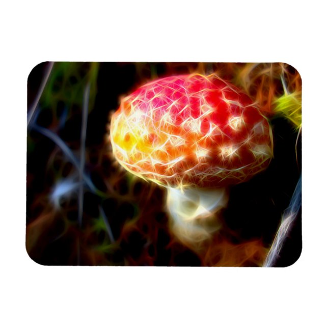 Electric Fly Agaric Kühlschrankmagnet (Amanita) Magnet (Horizontal)