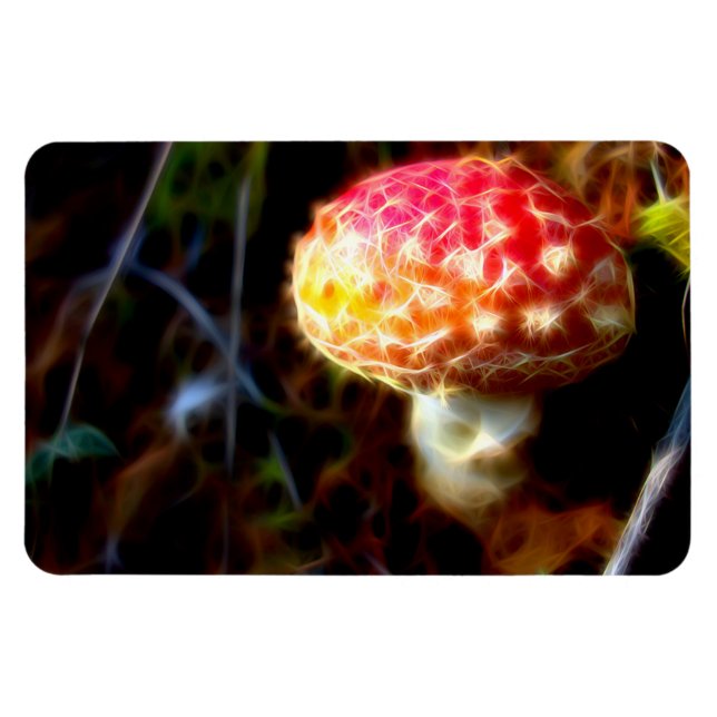 Electric Fly Agaric Kühlschrankmagnet (Amanita) Magnet (Horizontal)