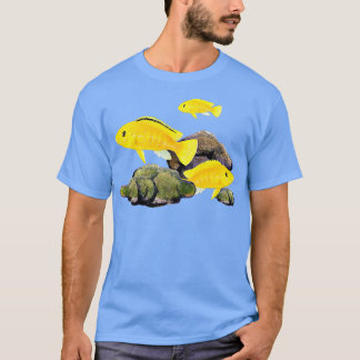 Electric Gelbe Labrador Cichlid Fisch Aquarium Eig T-Shirt