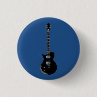 Electric Gitarre Blue Black Pop Art