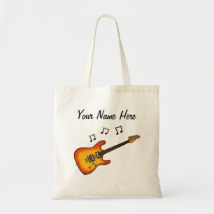 Electric Gitarre Custom Tote Bag Gitarrist Gift Tragetasche