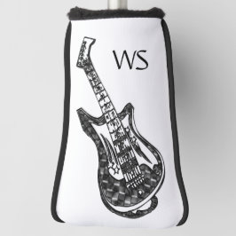 Electric Guitar Monogram Golf Head Cover Headcover
