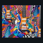 Electric Guitar Music Pop Art 60's Jokers Wild Poster<br><div class="desc">Electric Gitarre Music Pop Art 60's Jokers Wild von Juleez. 60er Jahre Pop Retrostil Originalkunst von Juleez</div>