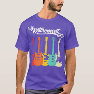 Electric Guitar Retirement Plan Music Teacher T-Shirt