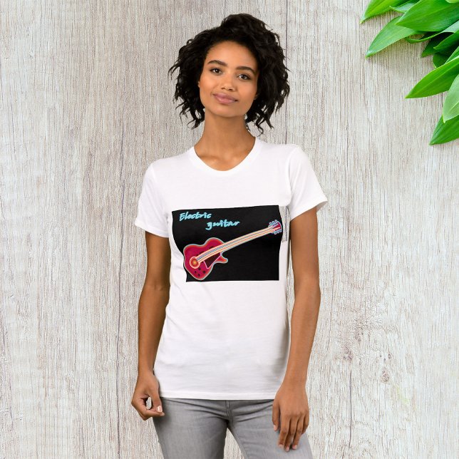 Electric Guitar Womens T - Shirt (Von Creator hochgeladen)