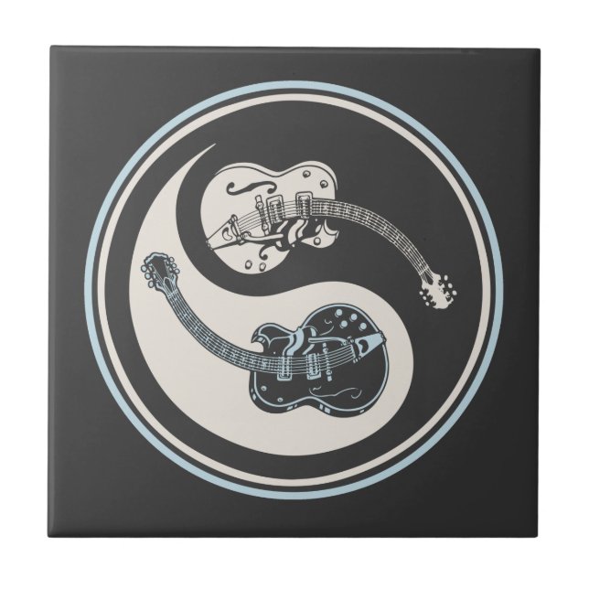 Electric Guitar Yang Fliese (Vorderseite)