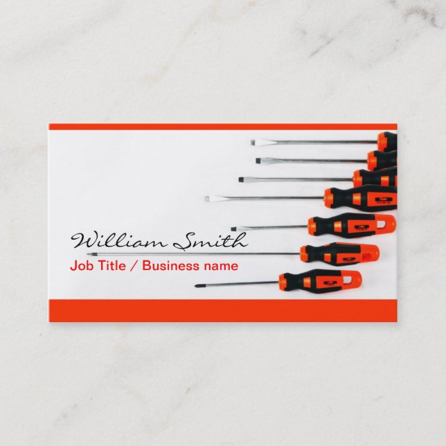 Electric/Handyman Business card Visitenkarte (Vorderseite)