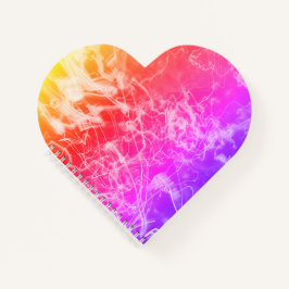 Electric Light Lines Gradient Abstract Modern. Notizbuch