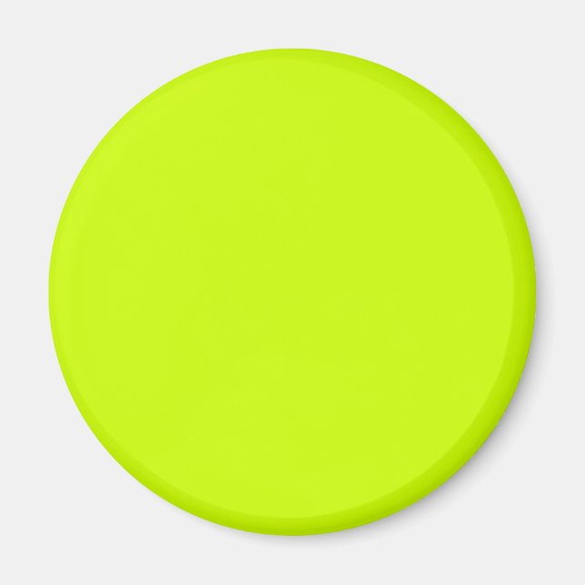 Electric Lime Solid Color Magnet (Vorne)