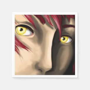 Electric Manga Boy Serviette