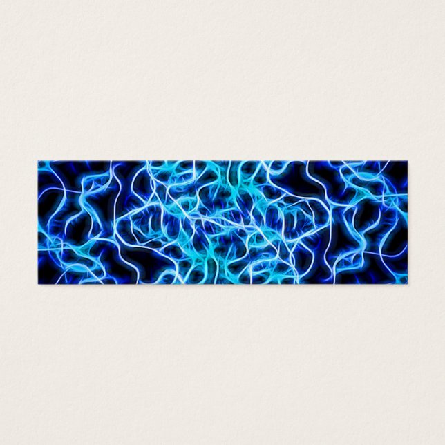 Electric Neon Blue Tesla Coil Lightning (Vorderseite)