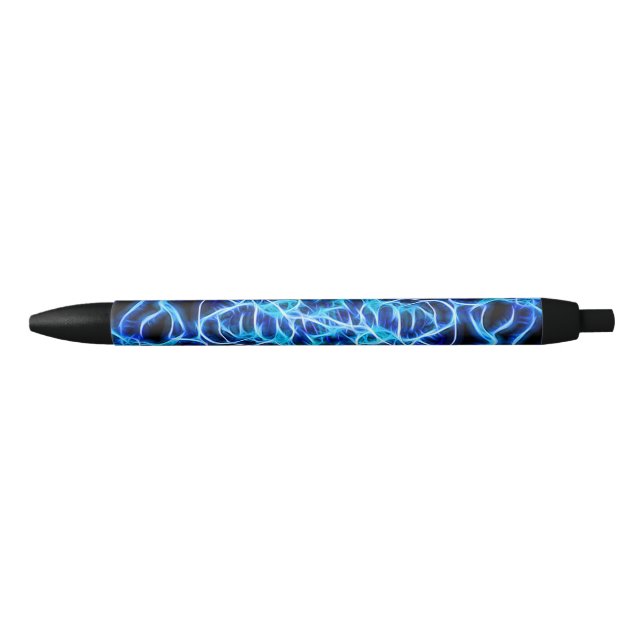 Electric Neon Blue Tesla Coil Lightning Kugelschreiber (Vorderseite)
