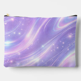 Electric purple neon patterns AI art  Zubehörtasche