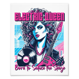 Electric Queen - Born to seduce the Stage Fotodruck