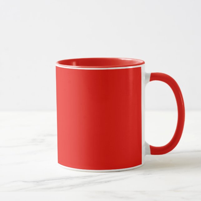 Electric Red Christmas Mug for Festive Sips Tasse (Rechts)