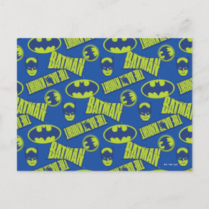 Electric Up Batman - Das dunkle Rittermuster Postkarte