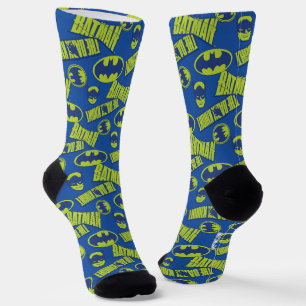 Electric Up Batman - Das dunkle Rittermuster Socken