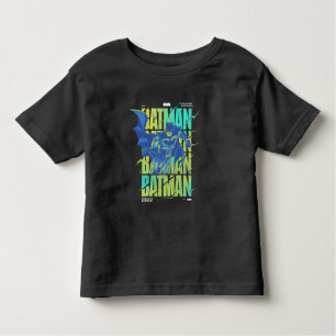 Electric Up Batman läuft durch Typografie Kleinkind T-shirt