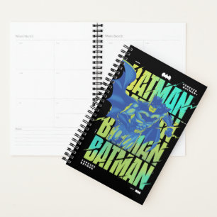 Electric Up Batman läuft durch Typografie Planer