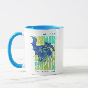 Electric Up Batman läuft durch Typografie Tasse