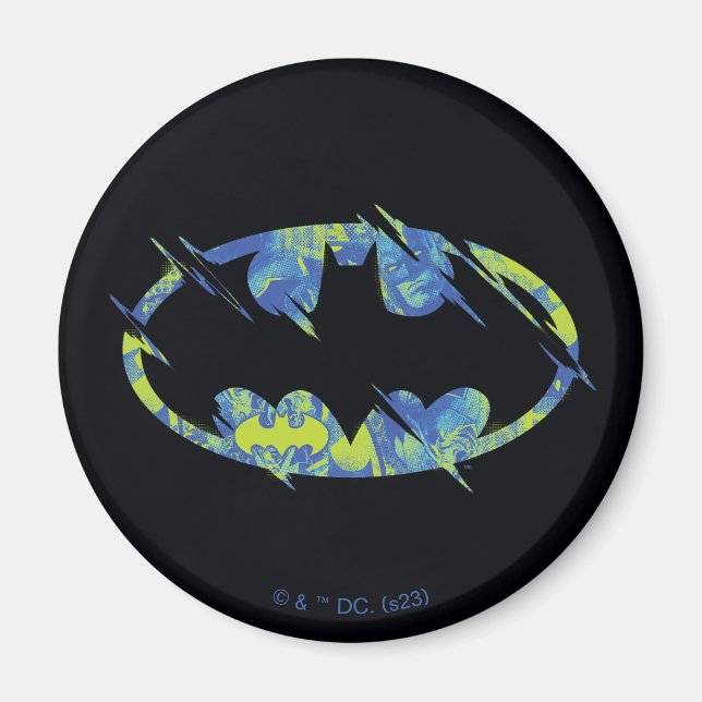 Electric Up Batman Symbol Magnet (Vorne)