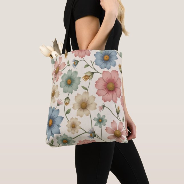 Electric Works™ Blumen-Taschentuch-Tasche (Von Nahem)