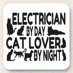 Electrical Cat Lover Untersetzer