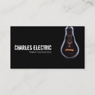 Electrical Electrician Electrical Business Card Visitenkarte