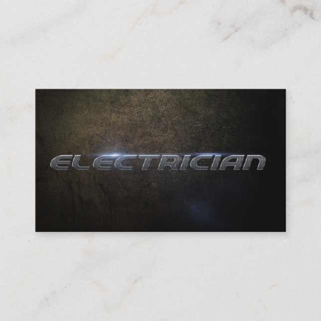 Electrician Business card Visitenkarte (Vorderseite)