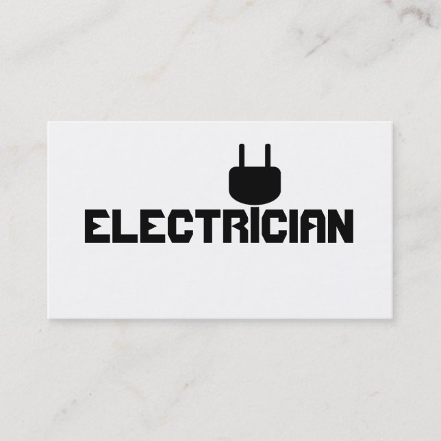 Electrician Electric Company Visitenkarte (Vorderseite)