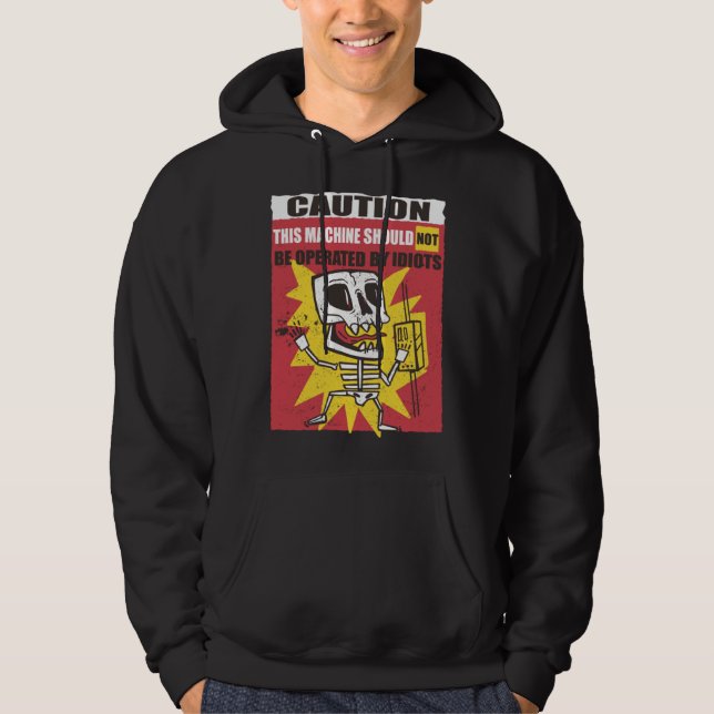 Electrician Engineer Electrical Sign Hoodie (Vorderseite)