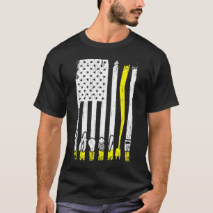 Electrician Flag Electrical Tools Linema T-Shirt