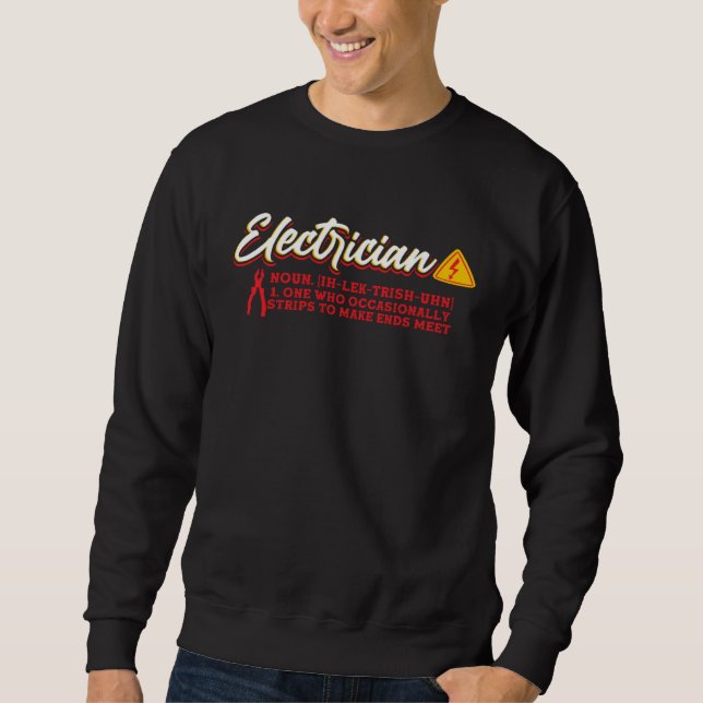 Electrician Sweatshirt (Vorderseite)