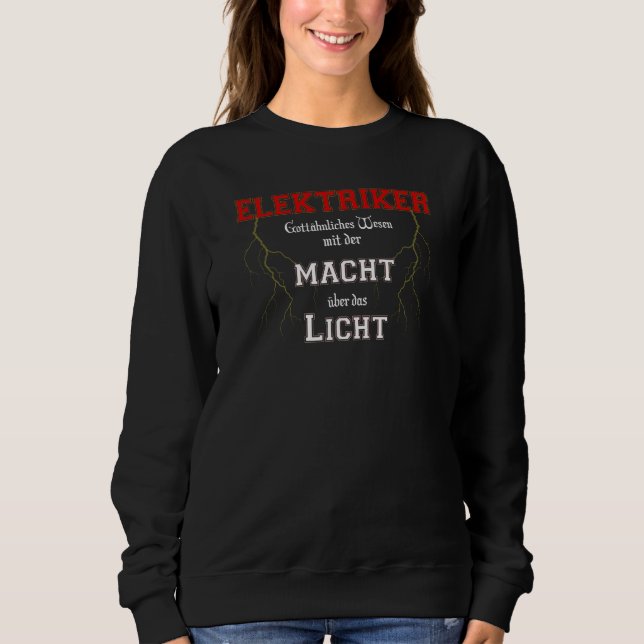 Electricians Electronics Electric Master Sweatshirt (Vorderseite)